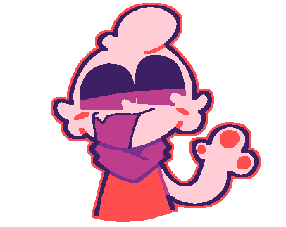 Example, waving hello.